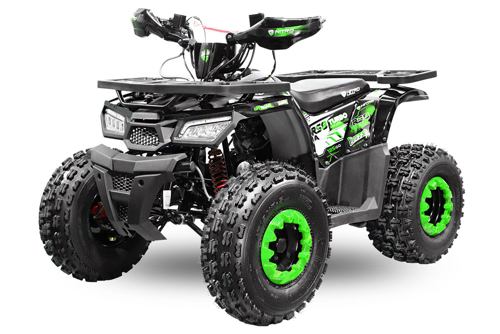 Quad Enfant Nitro 125cc midi Rocco RS8 A Platinium Vert