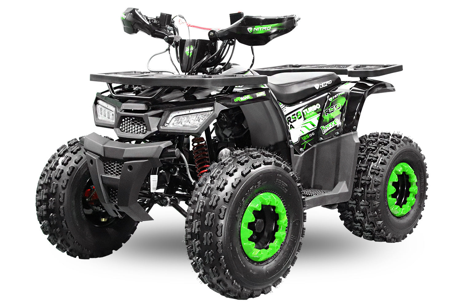 Quad Enfant Nitro 125cc midi Rocco RS8 A Platinium Vert
