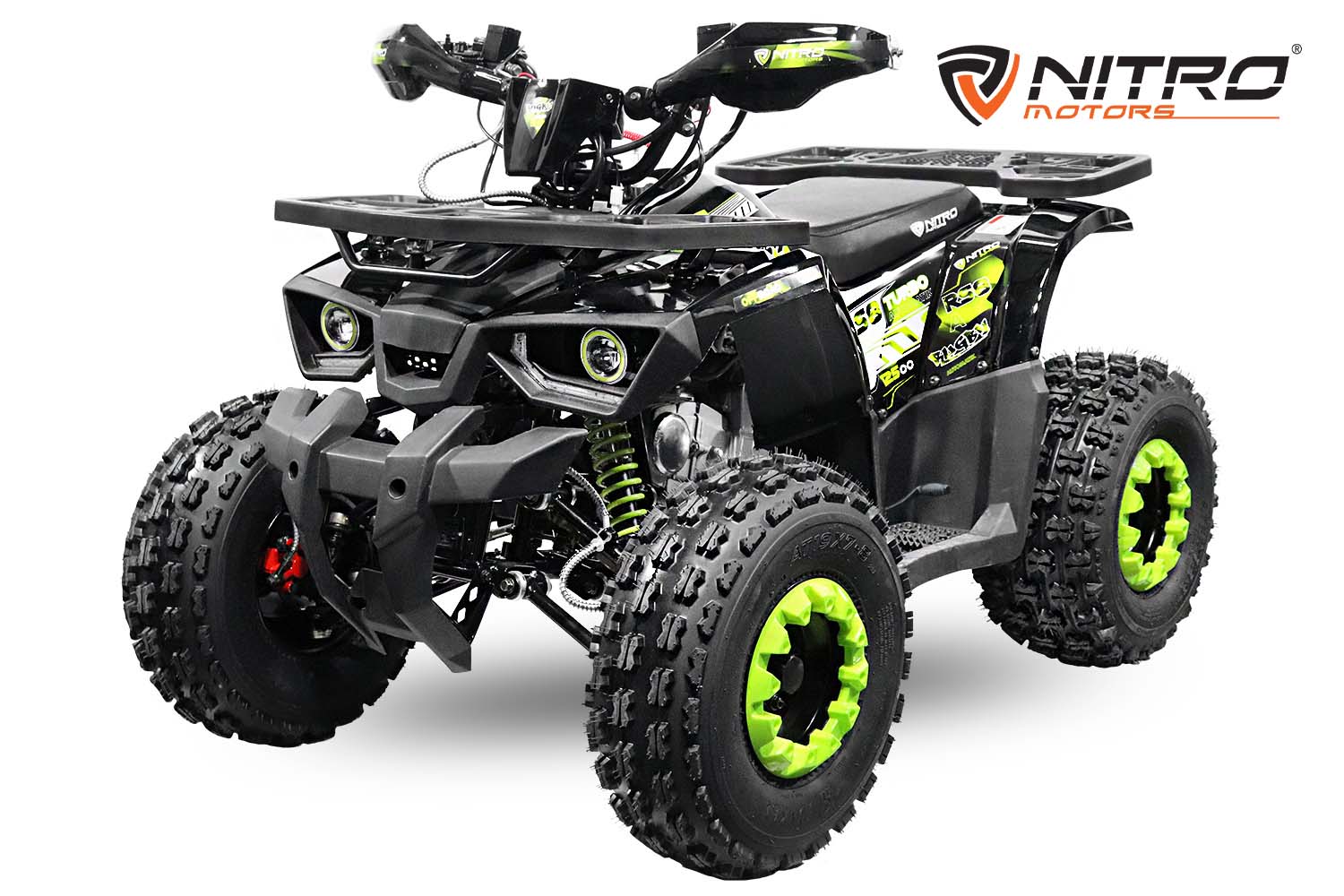 Quad Enfant Nitro 125cc midi Rugby RS8 3G Platinium Vert