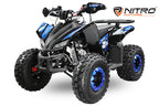 Quad Enfant Nitro 125cc midi Rizzo RS8 3G Platinium Bleu