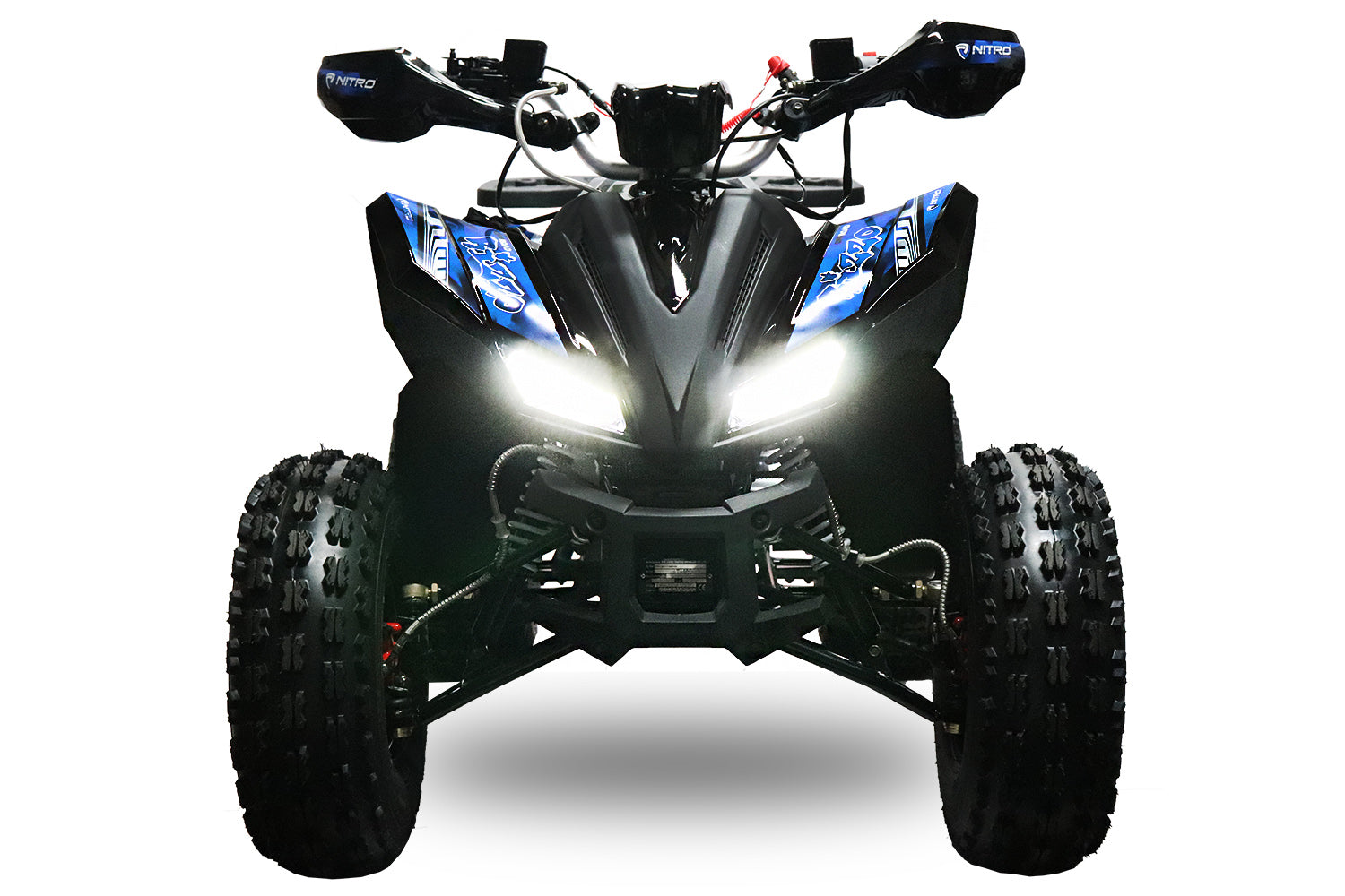 Quad Enfant Nitro 150cc midi Rizzo RS8 3G Platinium Bleu