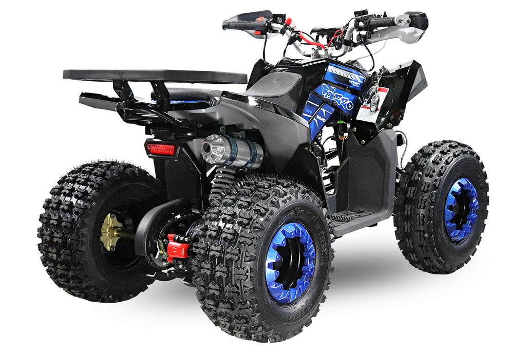 Quad Enfant Nitro 125cc midi Rizzo RS8 3G Platinium Bleu