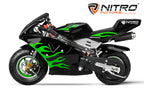 Pocket Bike Nitro PS77 49cc Vert