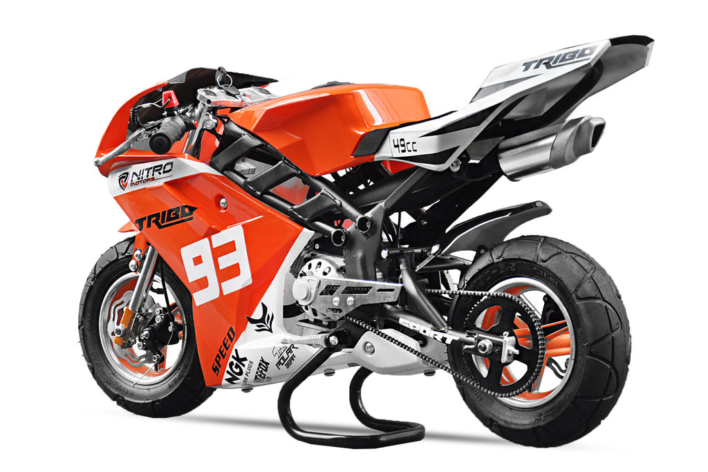 Pocket Bike Nitro Tribo 49cc Orange