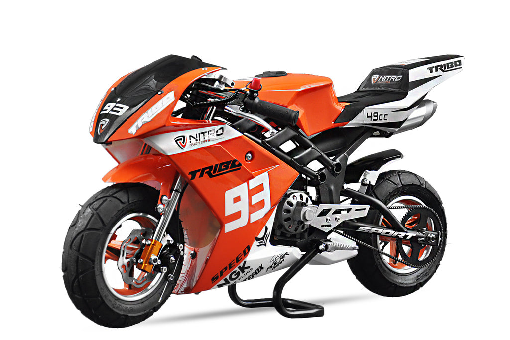 Pocket Bike Nitro Tribo 49cc Orange