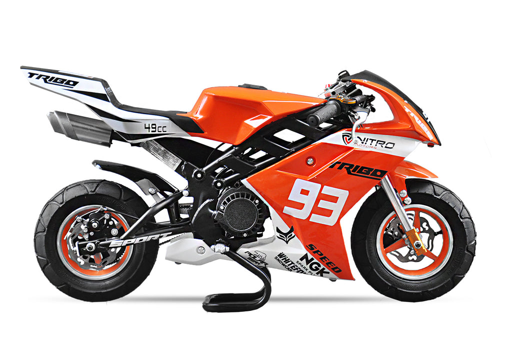 Pocket Bike Nitro Tribo 49cc Orange