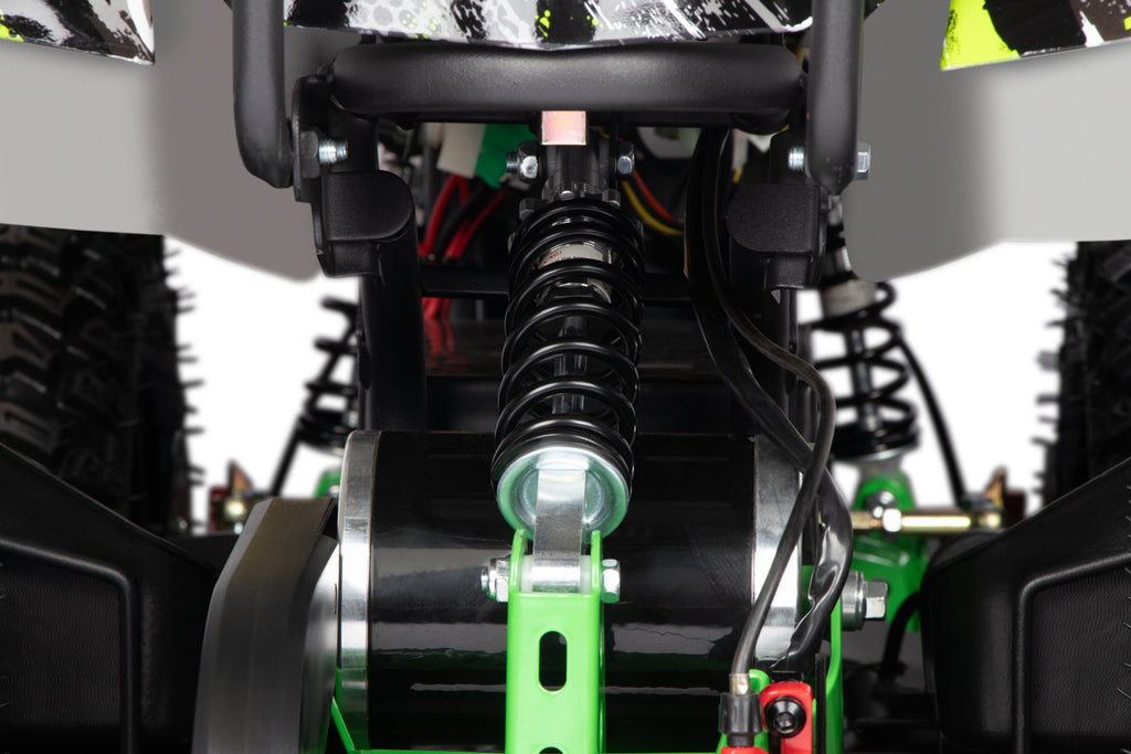 Quad électrique Nitro E quad 1000W Torino Sport 36V 6 profil neige Graffiti Jaune