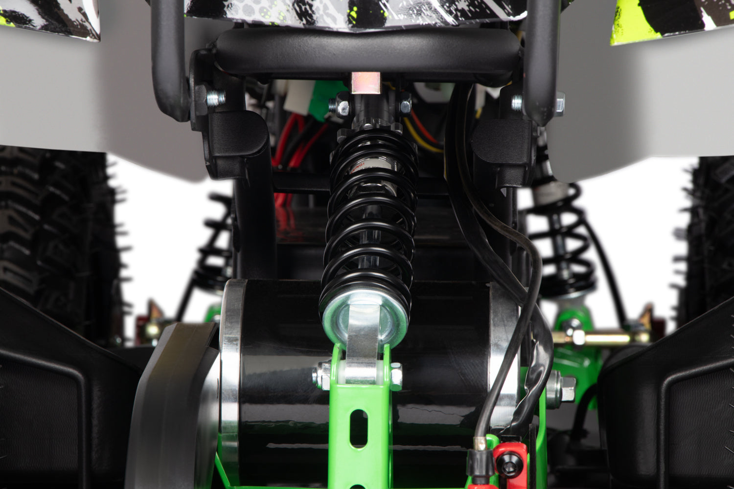 Quad électrique Nitro E quad 1000W Torino Sport 36V 6 profil neige Graffiti Jaune