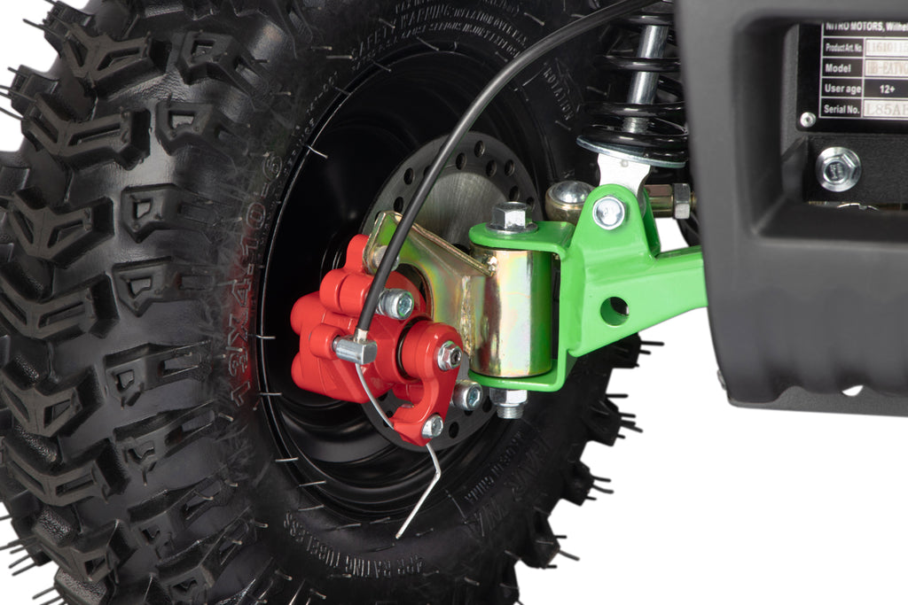 Quad électrique Nitro E quad 1000W Torino Sport 36V 6 profil neige Graffiti Jaune