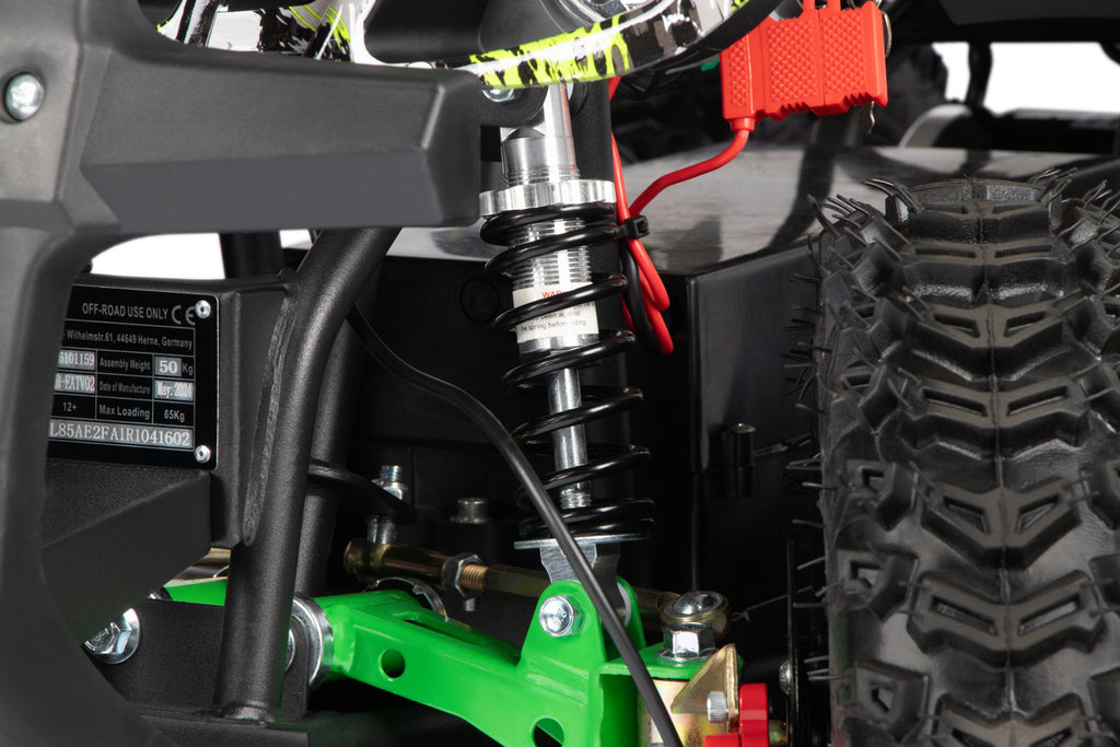 Quad électrique Nitro E quad 1000W Torino Sport 36V 6 profil neige Graffiti Jaune