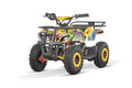Quad électrique Nitro E quad 1000W Torino Sport 36V 6 profil neige Graffiti Jaune