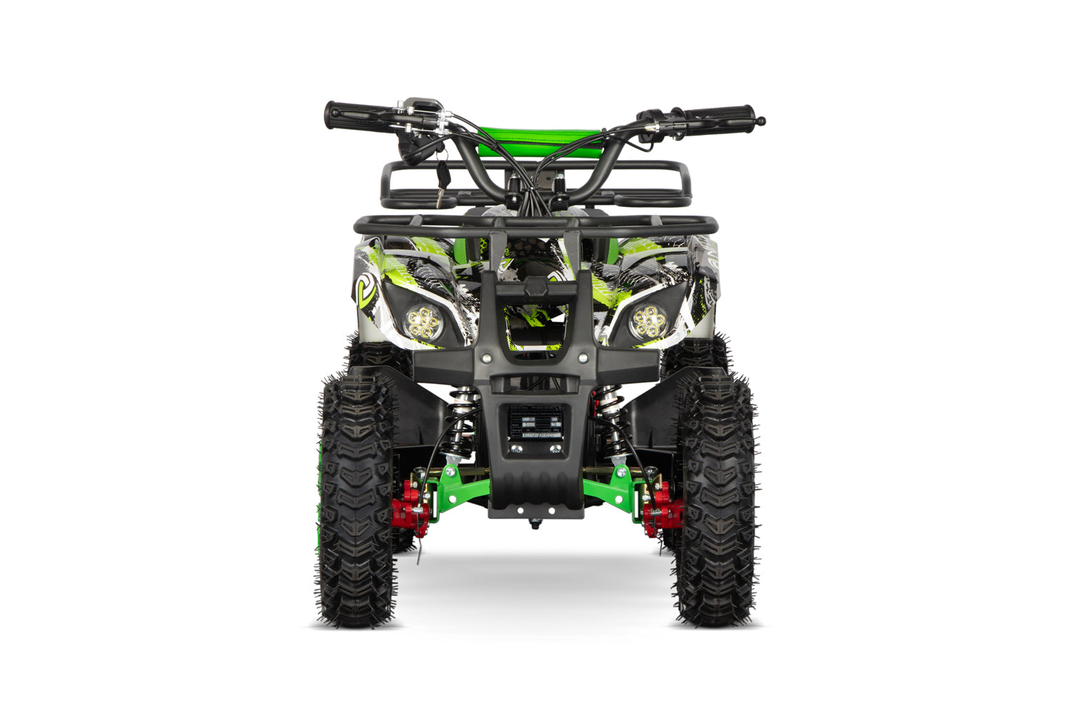 Quad électrique Nitro E quad 1000W Torino Sport 36V 6 profil neige Graffiti Vert