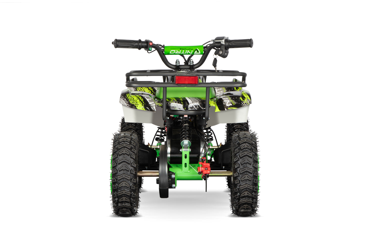 Quad électrique Nitro E quad 1000W Torino Sport 36V 6 profil neige Graffiti Vert