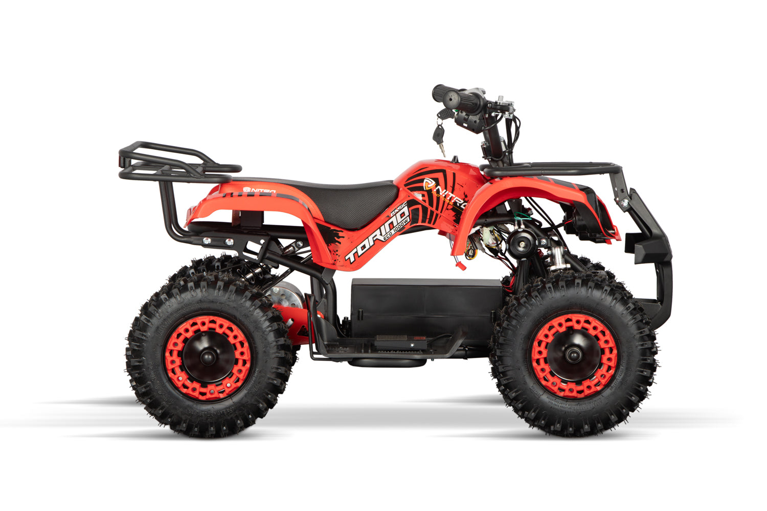 Quad électrique Nitro 1000W Torino Sport 36V 6 neigeux Rouge