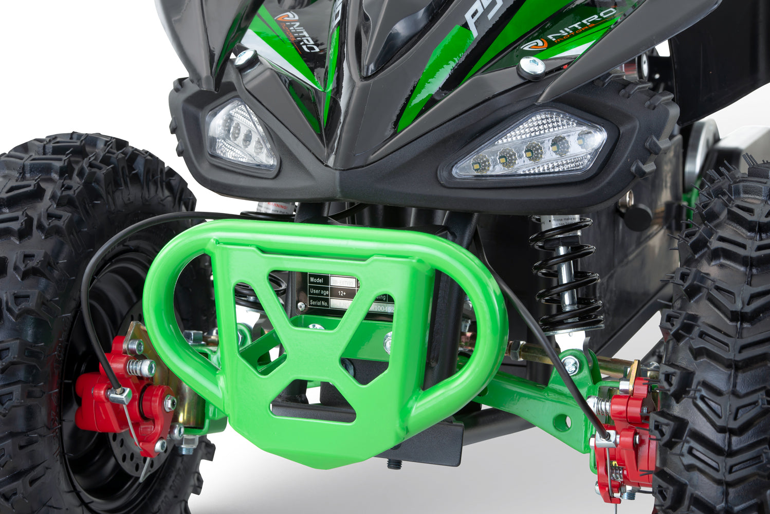 Mini Quad Eco enfant Python Snowy- Profile L Sport 6 moteur Nitro 1000W Bleu Clair