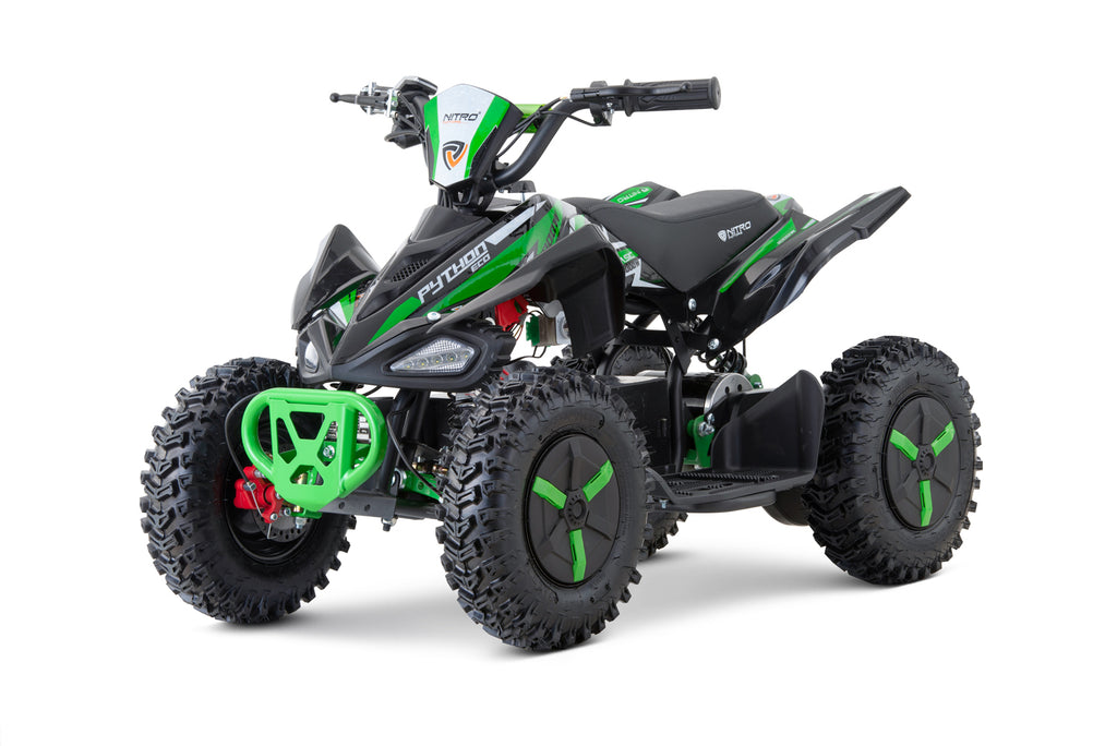 Mini Quad Eco enfant Python Snowy- Profile L Sport 6 moteur Nitro 1000W Vert