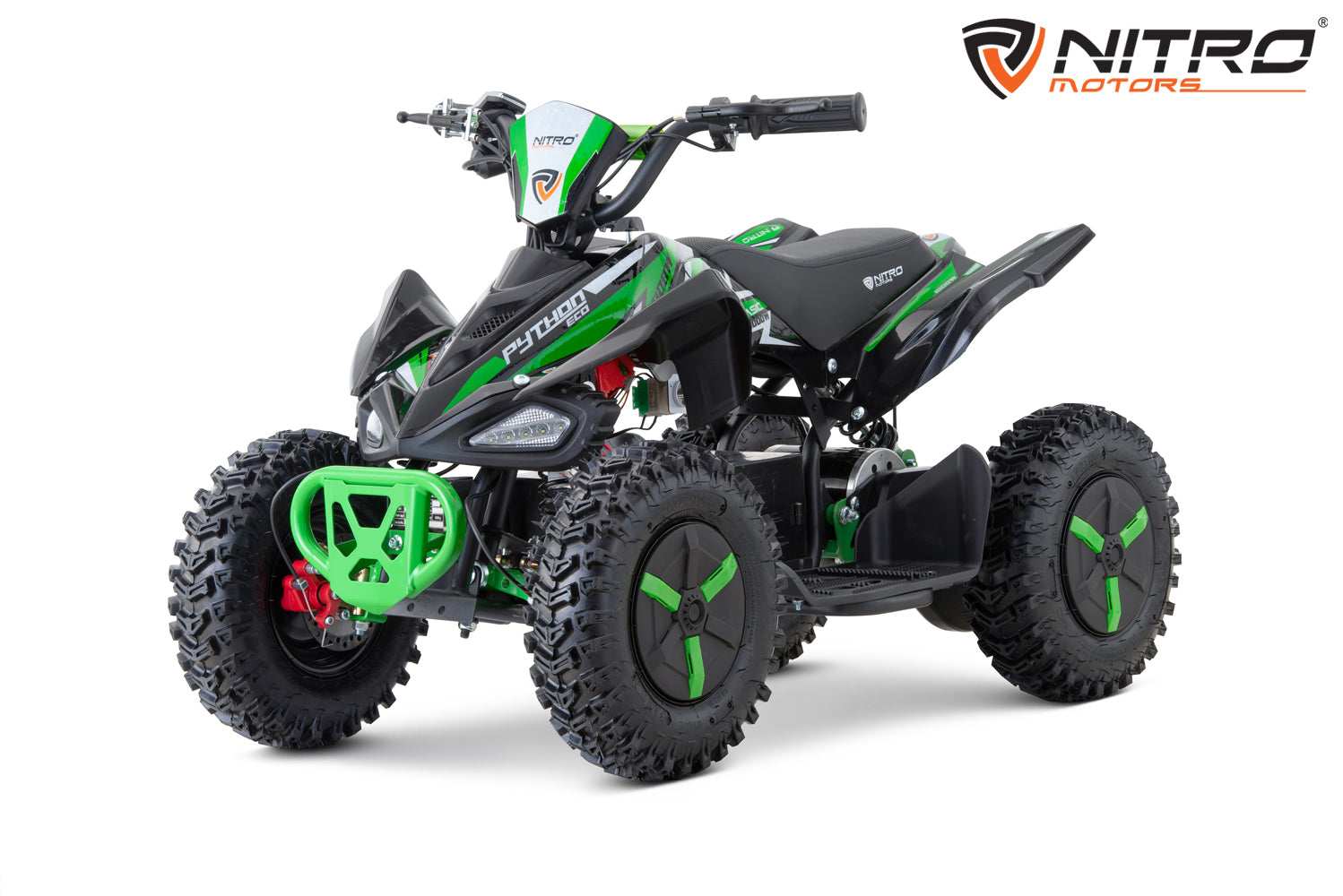Mini Quad Eco enfant Python Snowy- Profile L Sport 6 moteur Nitro 1000W Vert