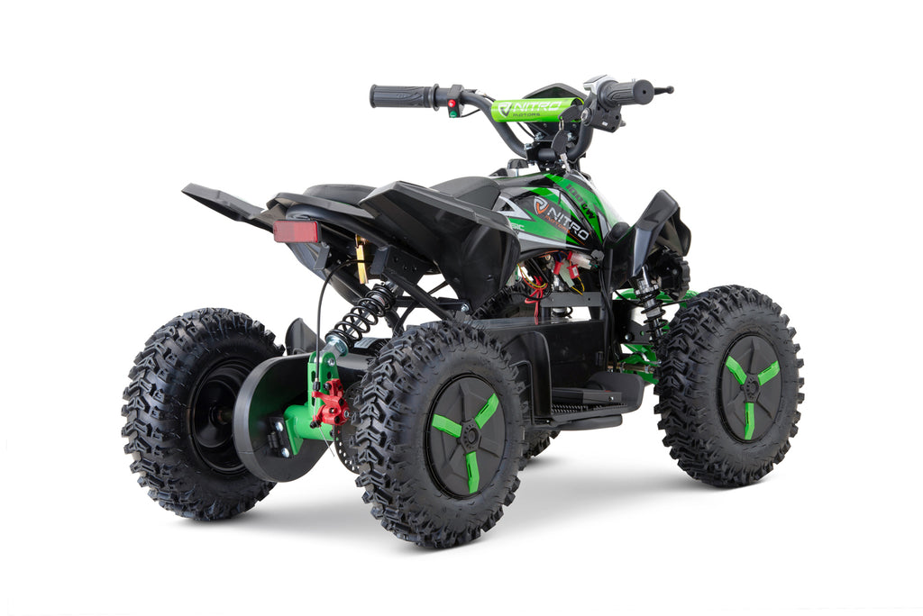 Mini Quad Eco enfant Python Snowy- Profile L Sport 6 moteur Nitro 1000W Vert