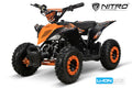 Mini Quad éco enfants Nitro 1000W 36V Lithium DLX 6 Orange