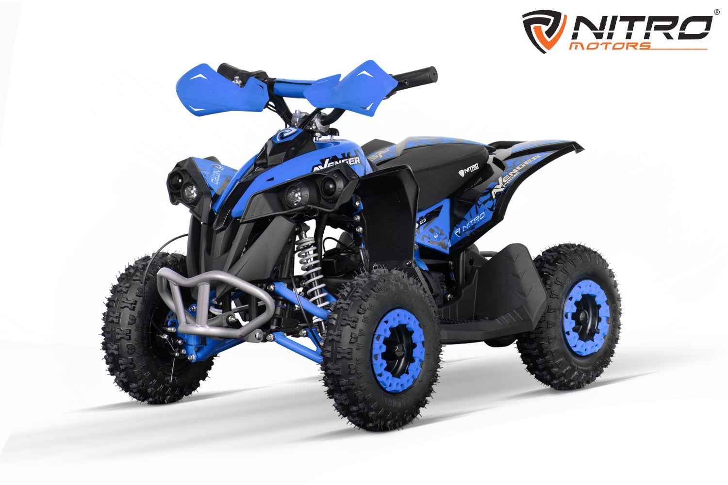 Mini Quad Ecologique enfants Avenger PRM 6 1000W moteur Nitro Bleu