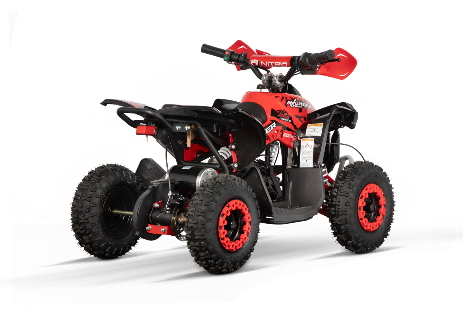 Mini Quad Ecologique enfants Avenger PRM 6 1000W moteur Nitro Rouge