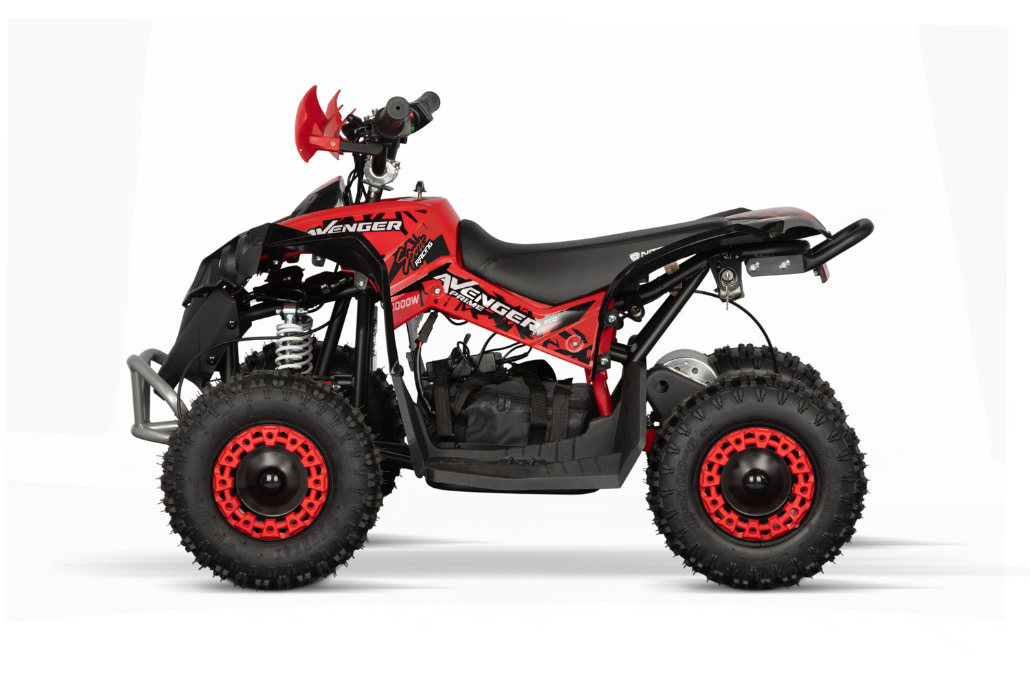 Mini Quad Ecologique enfants Avenger PRM 6 1000W moteur Nitro Rouge