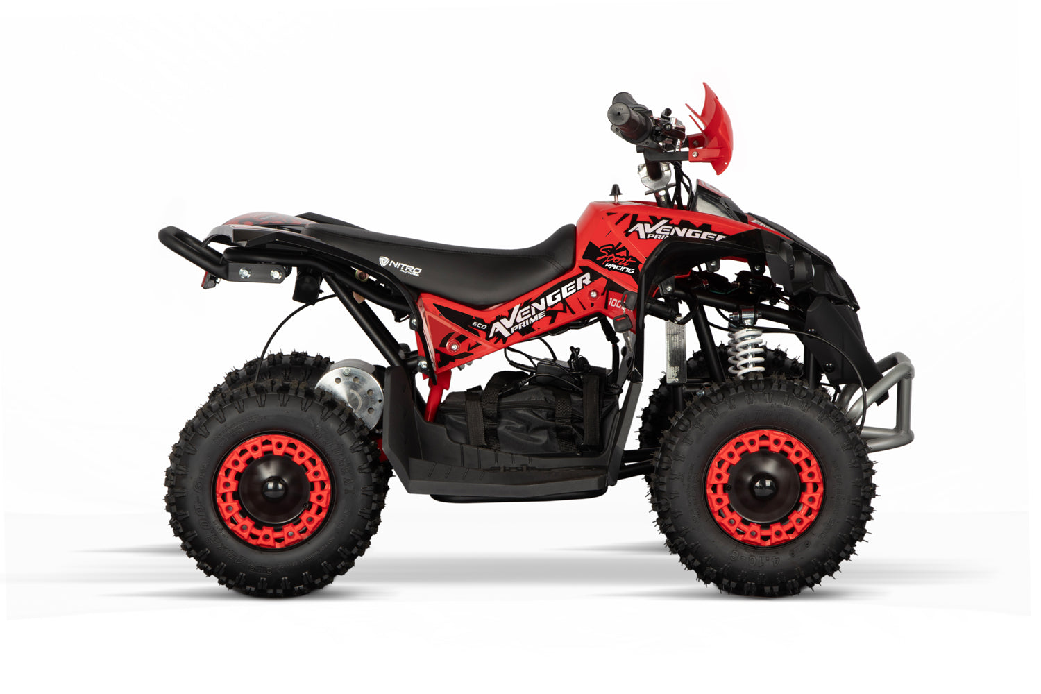Mini Quad Ecologique enfants Avenger PRM 6 1000W moteur Nitro Rouge