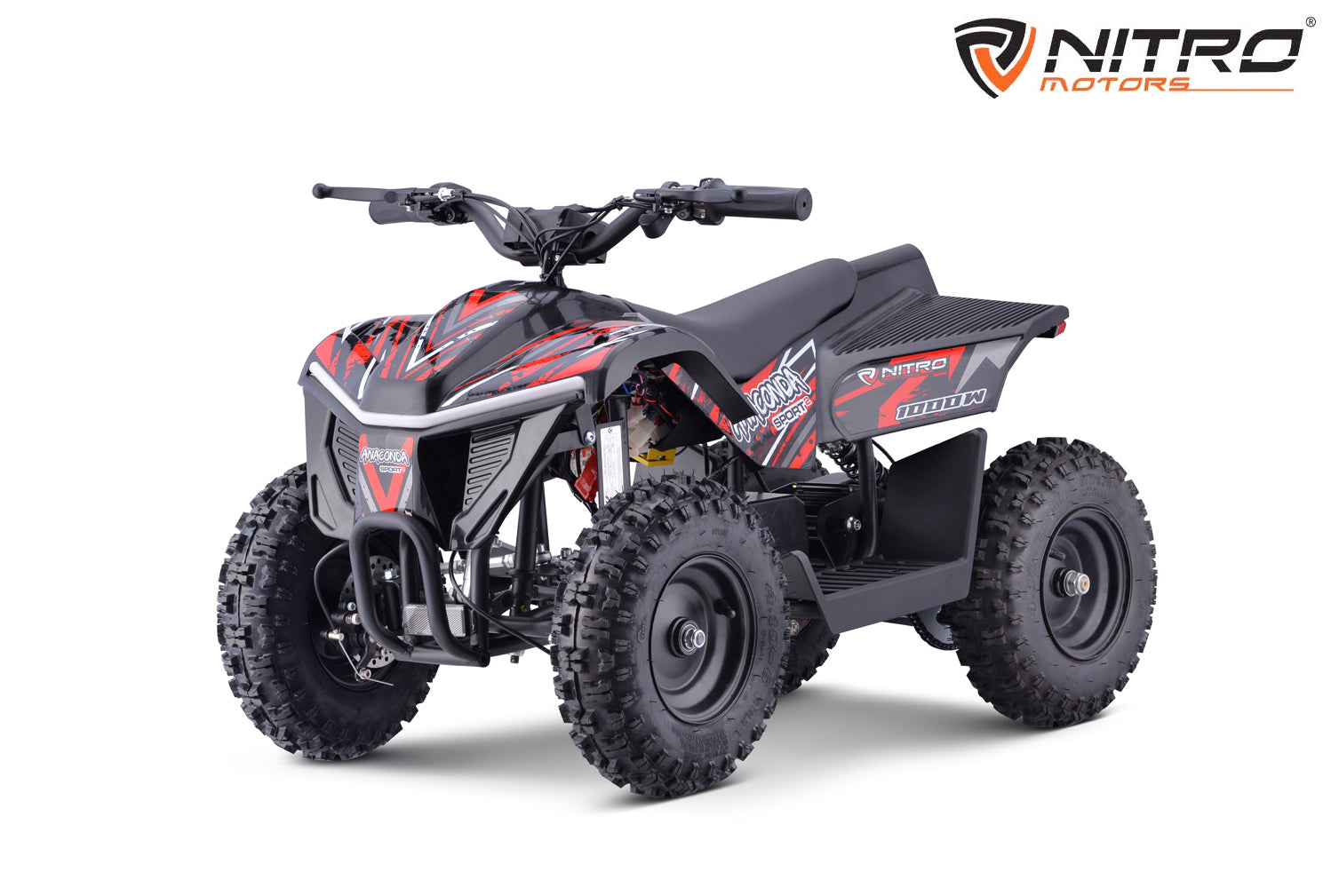 Quad électrique Nitro E Quad Anaconda VX 1000W 36V12Ah Lithium Noir