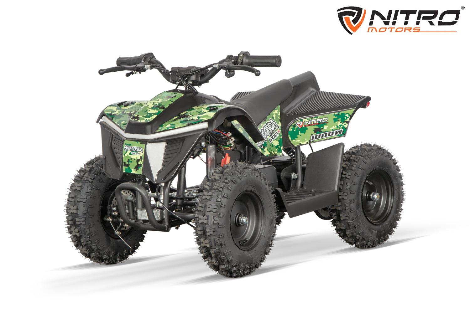 Quad électrique Nitro E Quad Anaconda VX 1000W 36V12Ah Lithium Vert