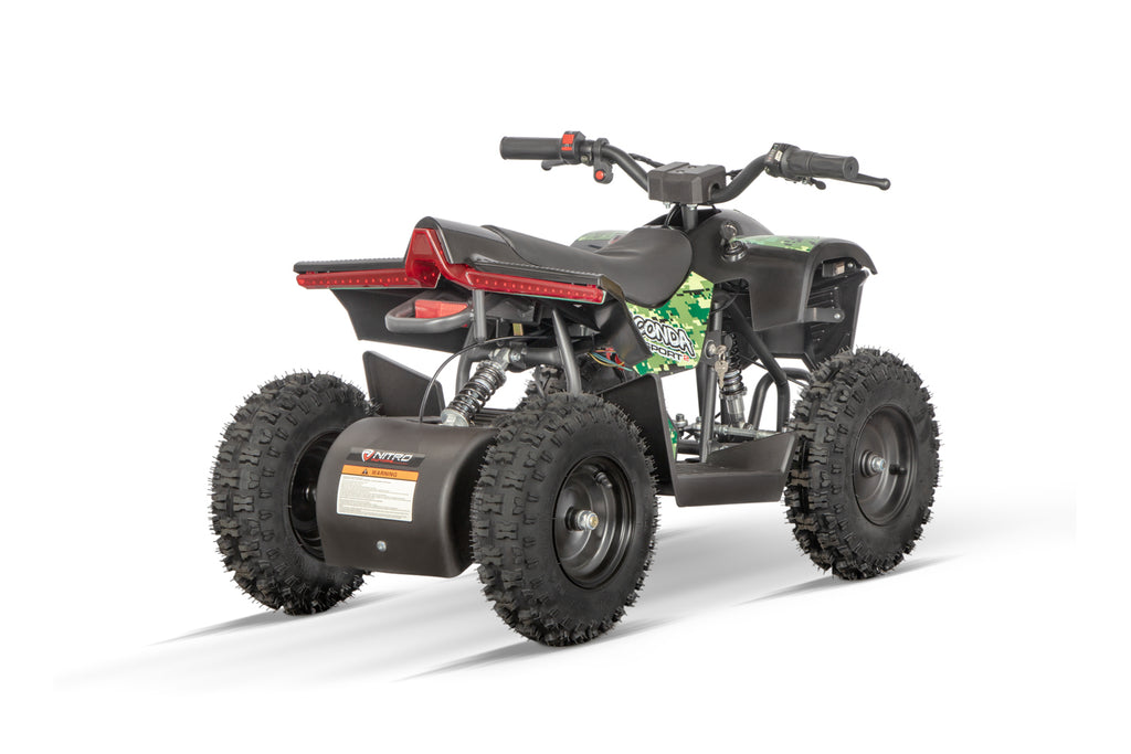 Quad électrique Nitro E Quad Anaconda VX 1000W 36V12Ah Lithium Vert