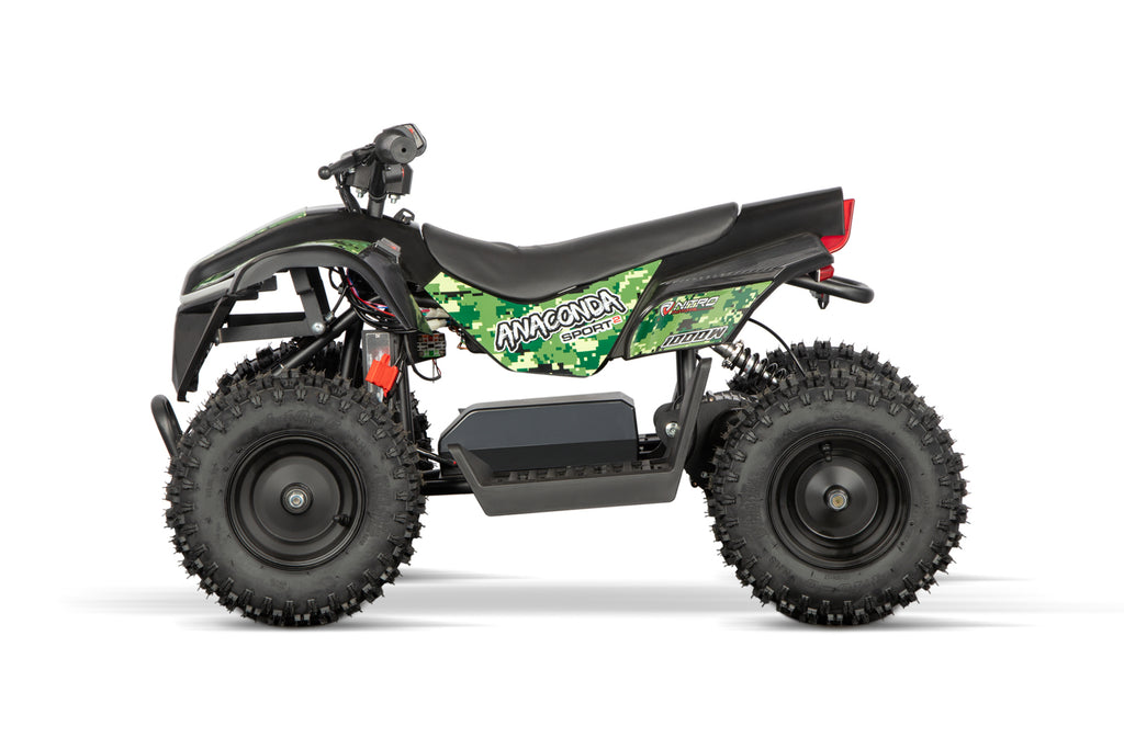 Quad électrique Nitro E Quad Anaconda VX 1000W 36V12Ah Lithium Vert