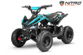 Mini Quad Nitro Python Cross Eco 1000W 36V 6 pouces Bleu