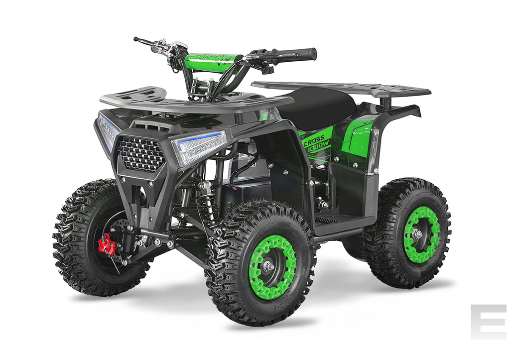 Mini Quad Eco enfant Acanto Cross 6 avec moteur Nitro 1000W 36V Vert