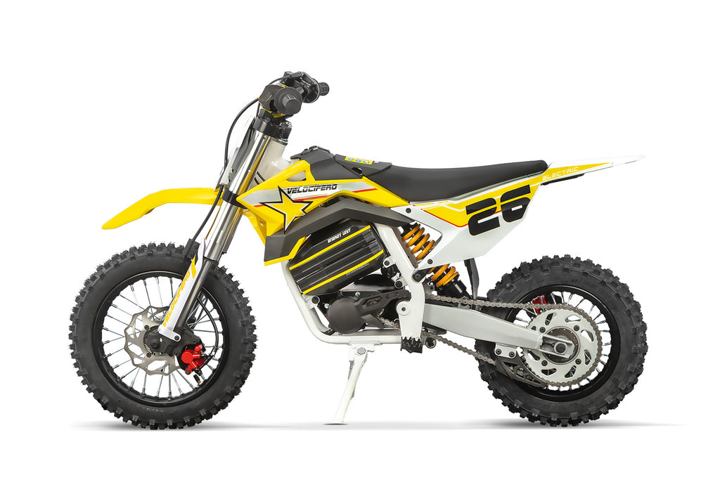 Pocket Bike électrique enfant 1000 W 60V Jaune