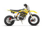 Pocket Bike électrique enfant 1000 W 60V Jaune
