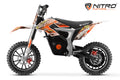 Dirt Bike Cross enfant Nitro 550W Eco Cheetah DLX 10 Orange