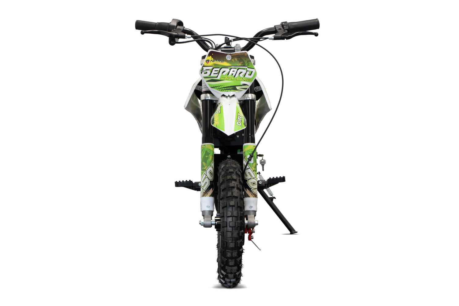 Dirt Bike Cross enfant Nitro 550W Eco Cheetah DLX 10 Vert