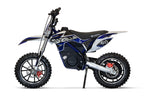 Dirt Bike Cross enfant Nitro 550W Eco Gazelle Lithium DLX 10 Bleu