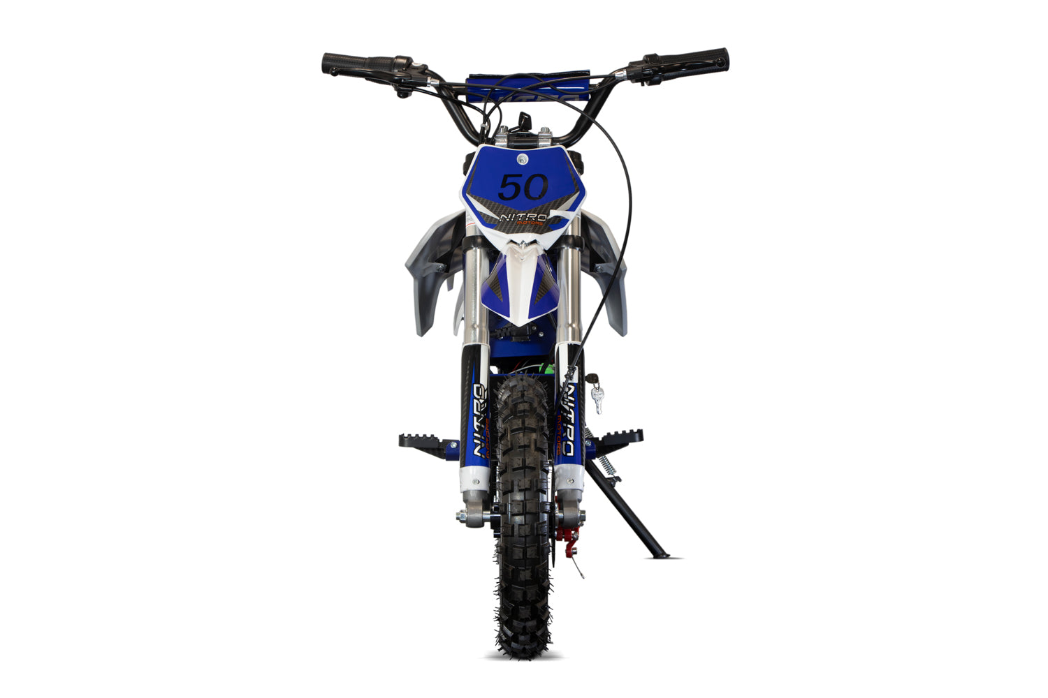 Dirt Bike Cross enfant Nitro 550W Eco Gazelle Lithium DLX 10 Bleu