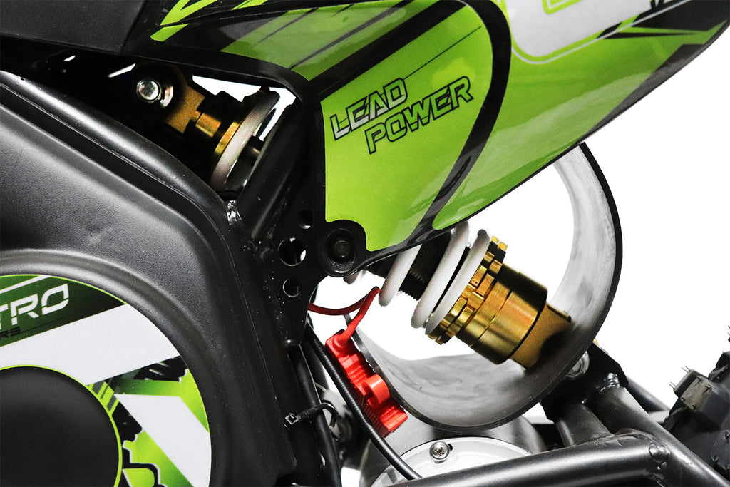 Dirt Bike Cross électrique Nitro Tiger Eco 1000W 36V 12/10 Bleu