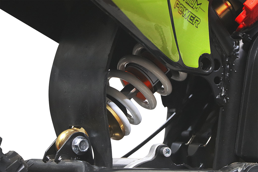 Dirt Bike Tout-terrain électrique Nitro 1300W Tiger Lithium 13Ah 14/12 sans balais DLX Jaune