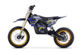 Dirt Bike électrique Nitro tout-terrain 1800W 48V Tiger Lithium 13Ah 14/12 Bleu