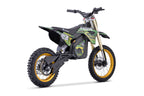 Dirt Bike électrique Nitro tout-terrain 1800W 48V Tiger Lithium 13Ah 14/12 Vert