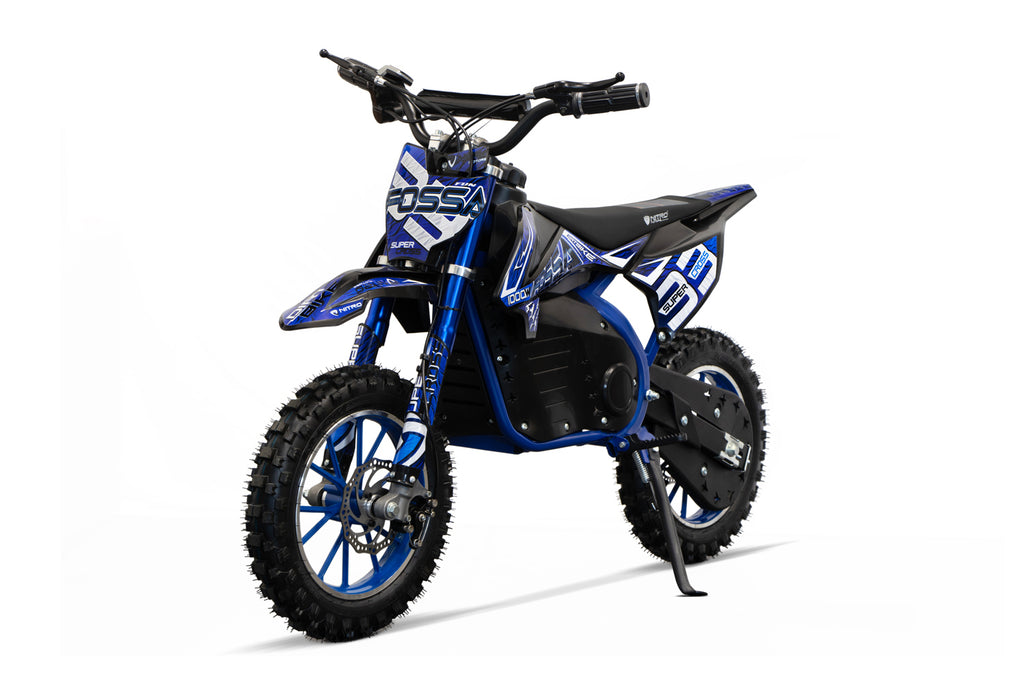 Dirt Bike Cross enfant Nitro 1000W Eco midi Fossa Fun 10 Bleu