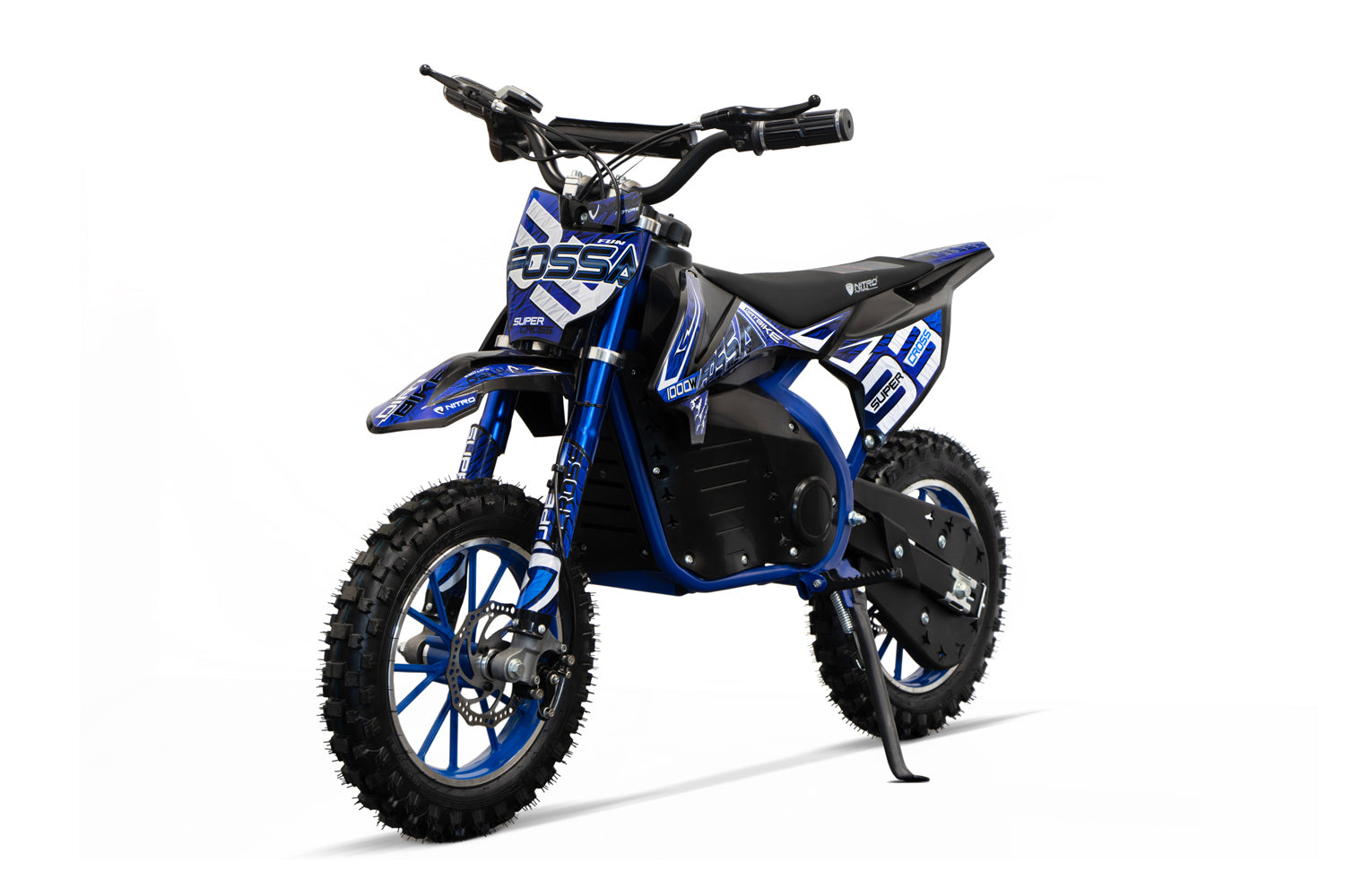 Dirt Bike Cross enfant Nitro 1000W Eco midi Fossa Fun 10 Bleu
