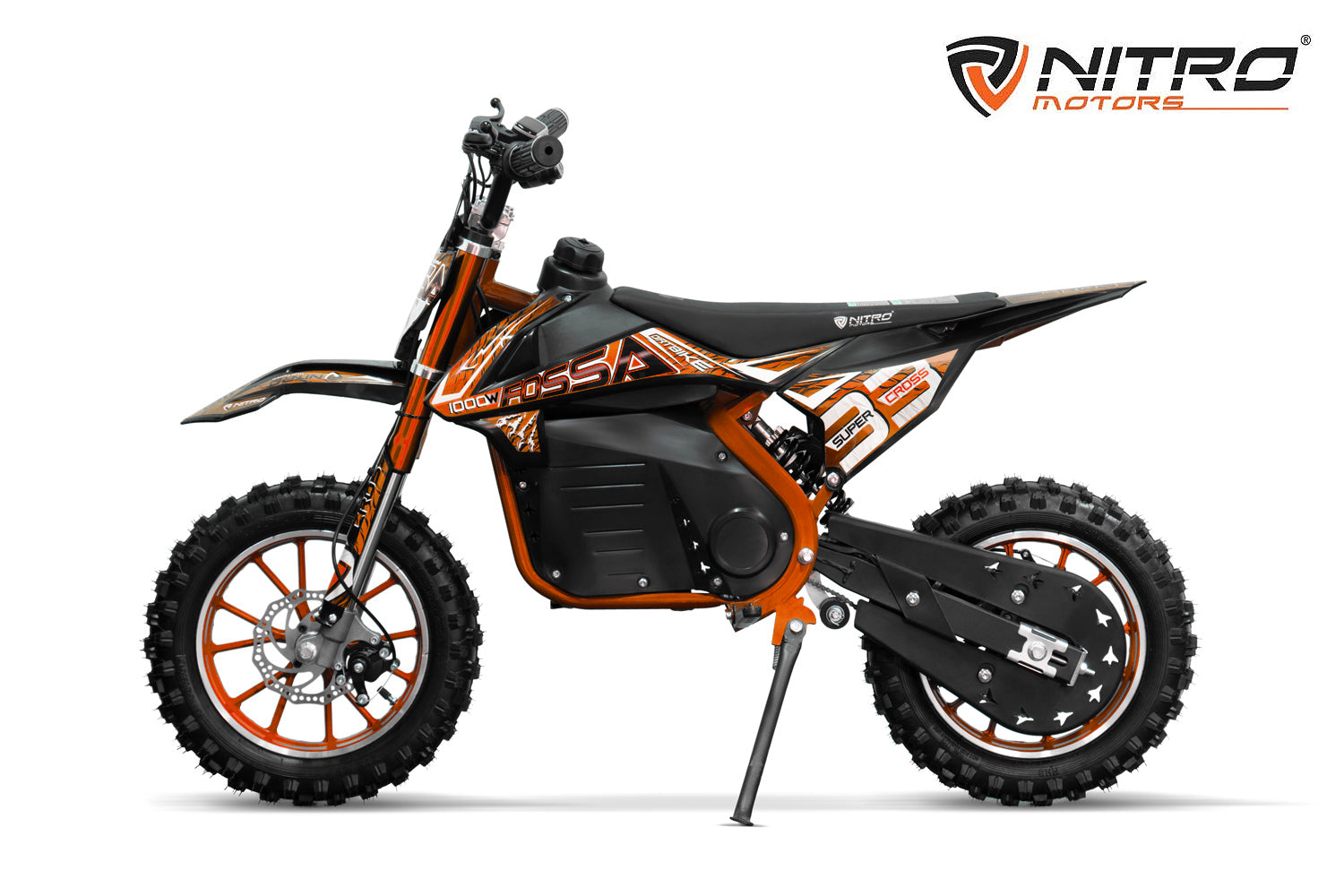 Dirt Bike Cross enfant Nitro 1000W Eco midi Fossa Fun 10 Orange