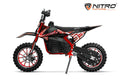 Dirt Bike Cross enfant Nitro 1000W Eco midi Fossa Fun 10 Rouge