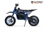 Dirt Bike Cross enfant Nitro 1000W Eco midi Fossa Fun 10 Bleu