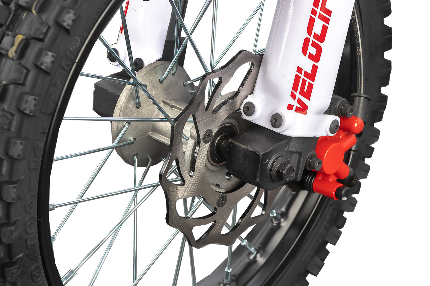 Dirt Bike Tout-terrain Velocifero enduro 14/12 Eco enfants batterie lithium 1000W 60V Bleu