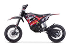 Dirt Bike Cross enfants Nitro 1000W 36V Lithium Eco Tiger VX DLX 12 Rouge